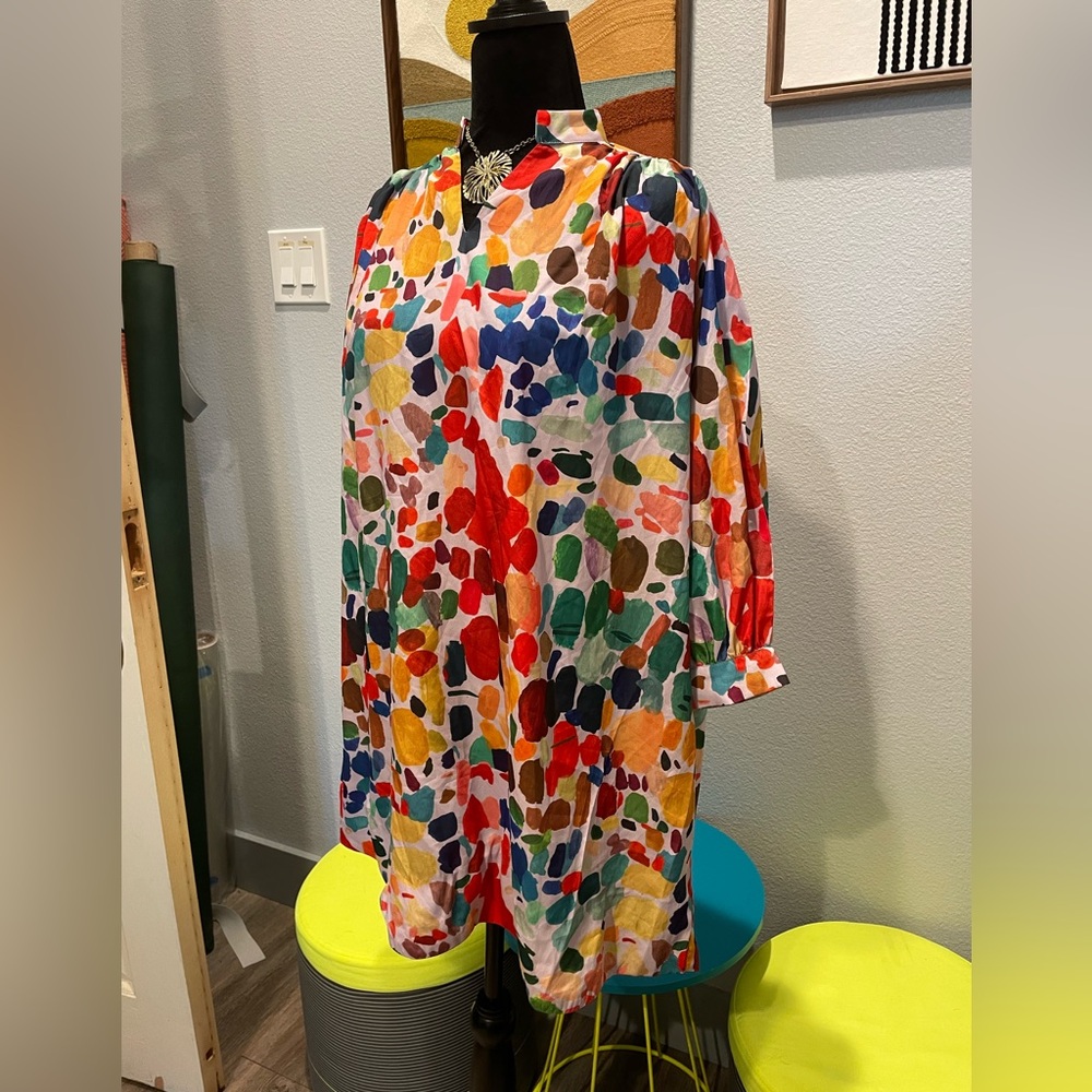 Lulusar | Small | Tunic | Shirt Dress | Colorful